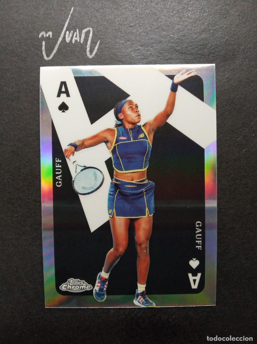 Sammelleidenschaft Sport: AS COCO GAUFF WIMBLEDON ROLAND GARROS OPEN AUSTRALIA USA TOPPS &reg; CHROME TENIS 2023 2024 23 24 NUEVO
