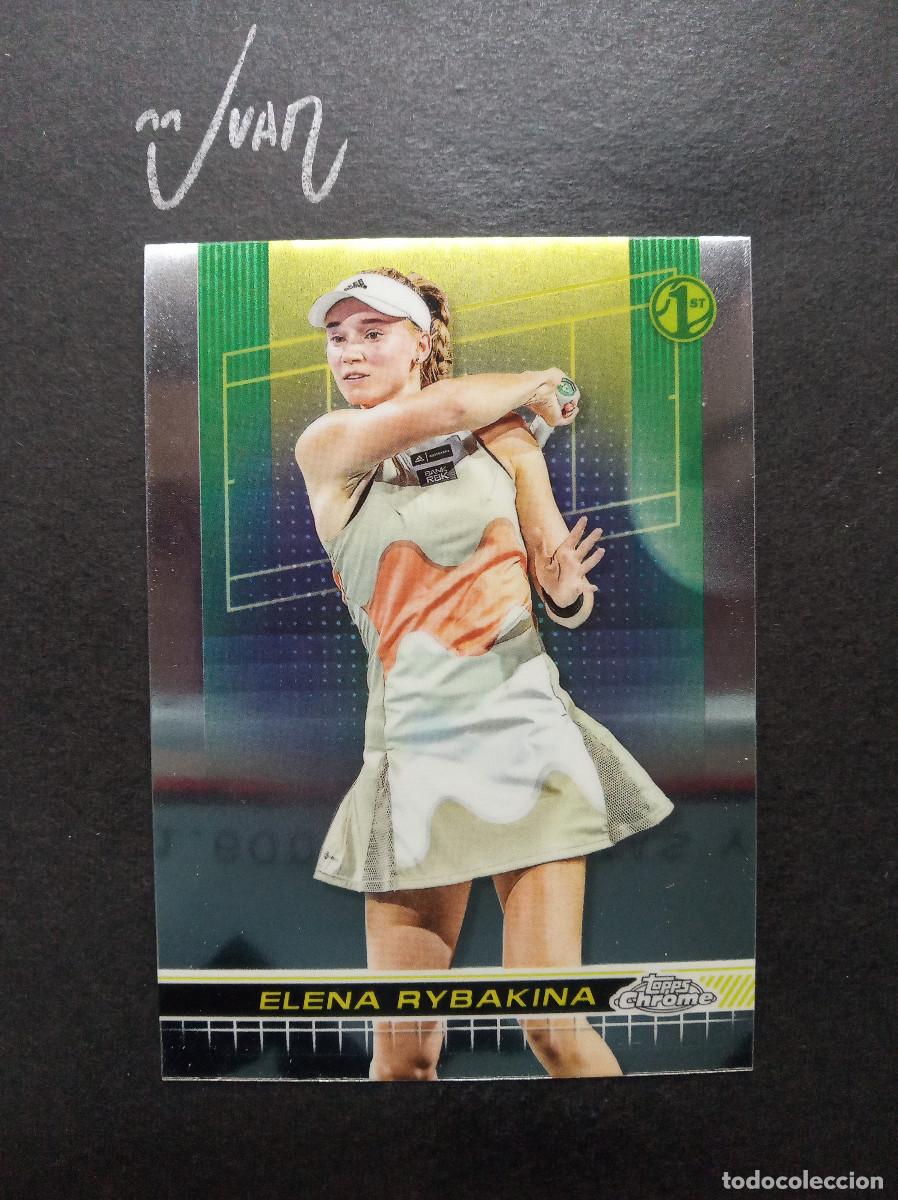 Sammelleidenschaft Sport: 1ST RYBAKINA WIMBLEDON ROLAND GARROS OPEN AUSTRALIA USA TOPPS &reg; CHROME TENIS 2023 2024 23 24 NUEVO