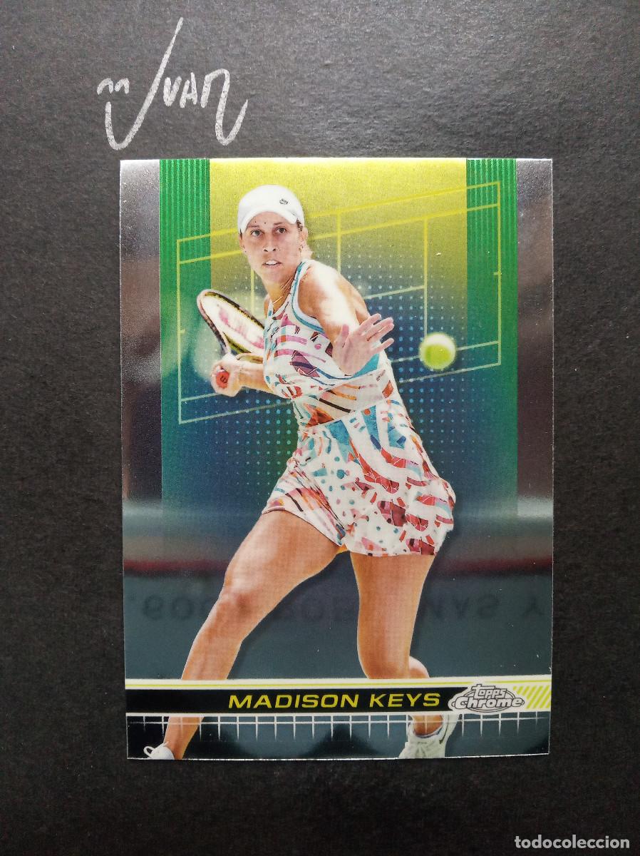 Sammelleidenschaft Sport: MADISON KEYS WIMBLEDON ROLAND GARROS OPEN AUSTRALIA USA TOPPS &reg; CHROME TENIS 2023 2024 23 24 NUEVO