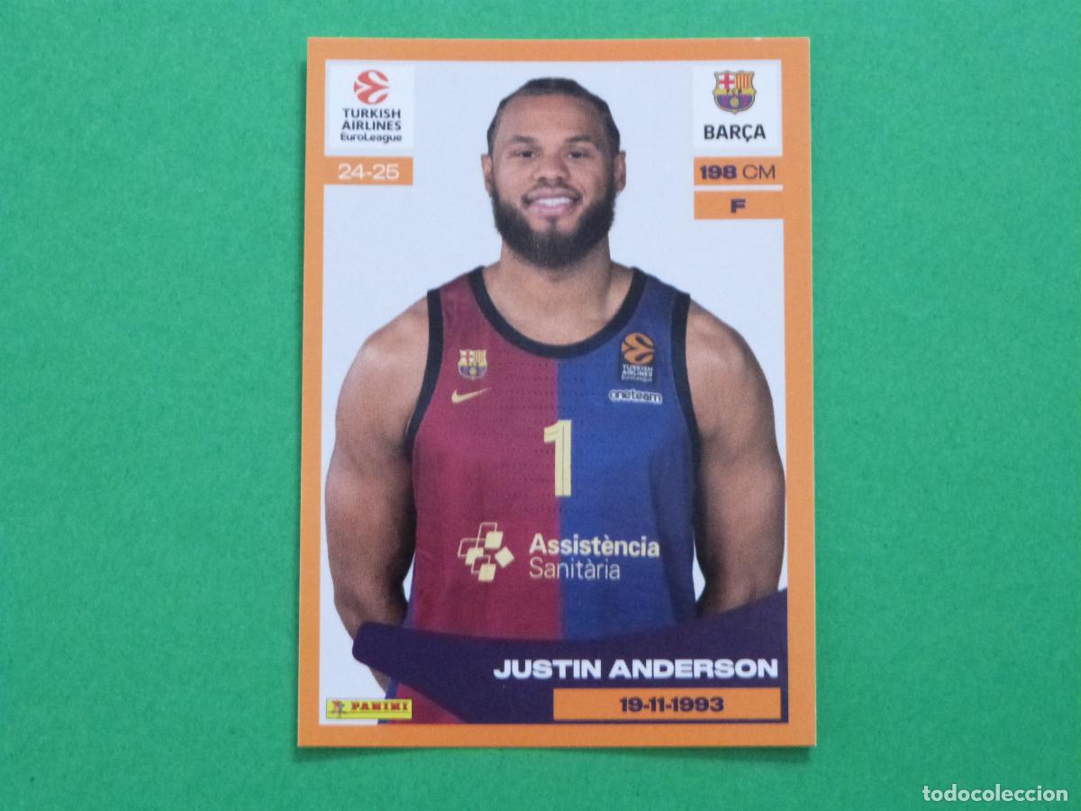 Colecionismo desportivo: CROMO BALONCESTO ANDERSON F.C.BARCELONA SIN PEGAR N&ordm; 176 EUROLIGA 2024-2025/24-25 PANINI