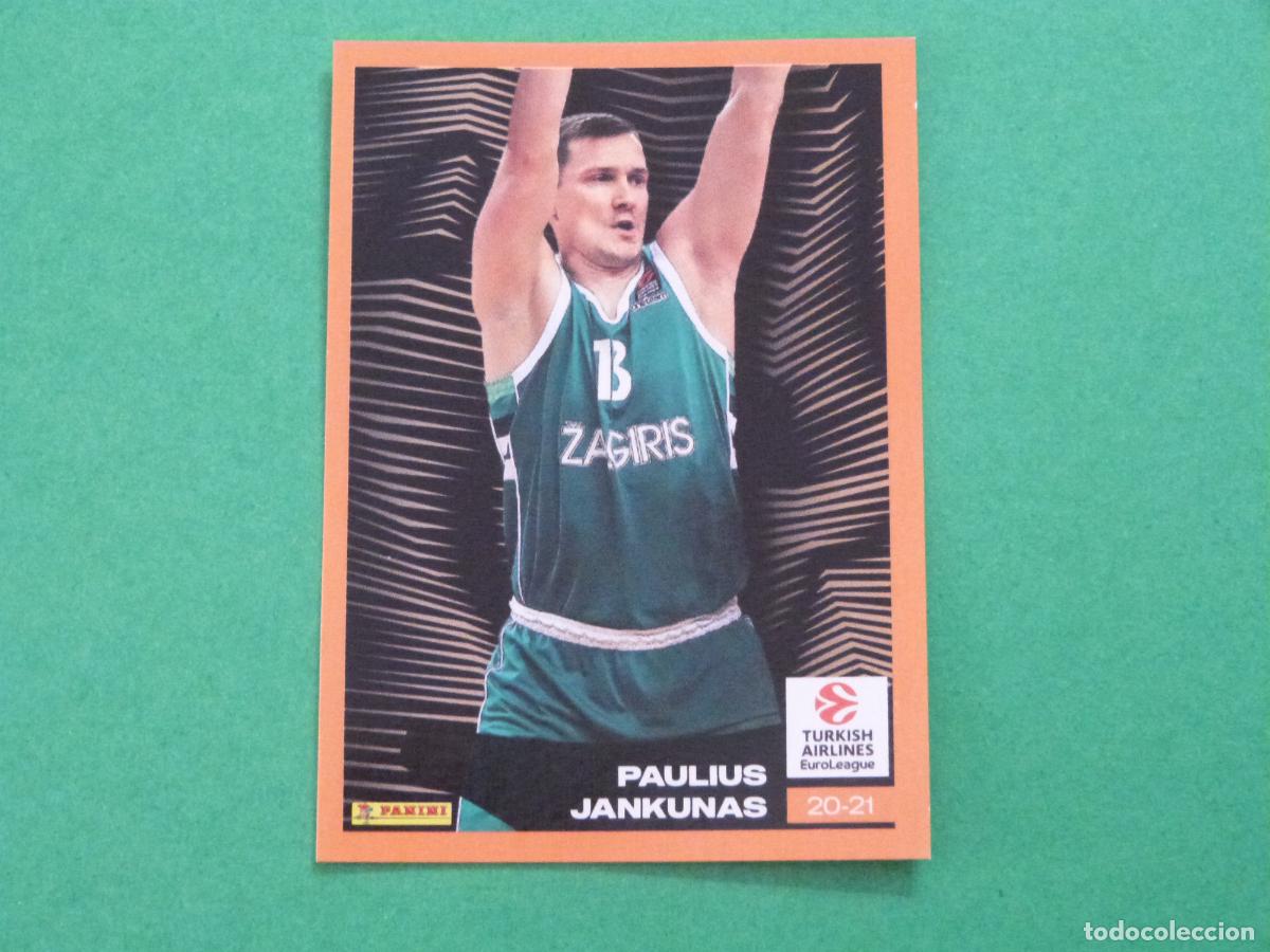 Colecionismo desportivo: CROMO BALONCESTO JANKUNAS ZALGIRIS KAUNAS 20-21 SIN PEGAR N&ordm; 417 EUROLIGA 2024-2025/24-25 PANINI