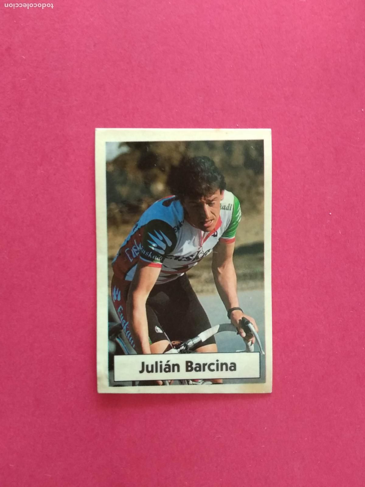 Coleccionismo deportivo: CICLISMO LA VUELTA CICLISTA DE BIMBO 1994 CROMO NUNCA PEGADO N&ordm; 47 JULIAN BARCINA