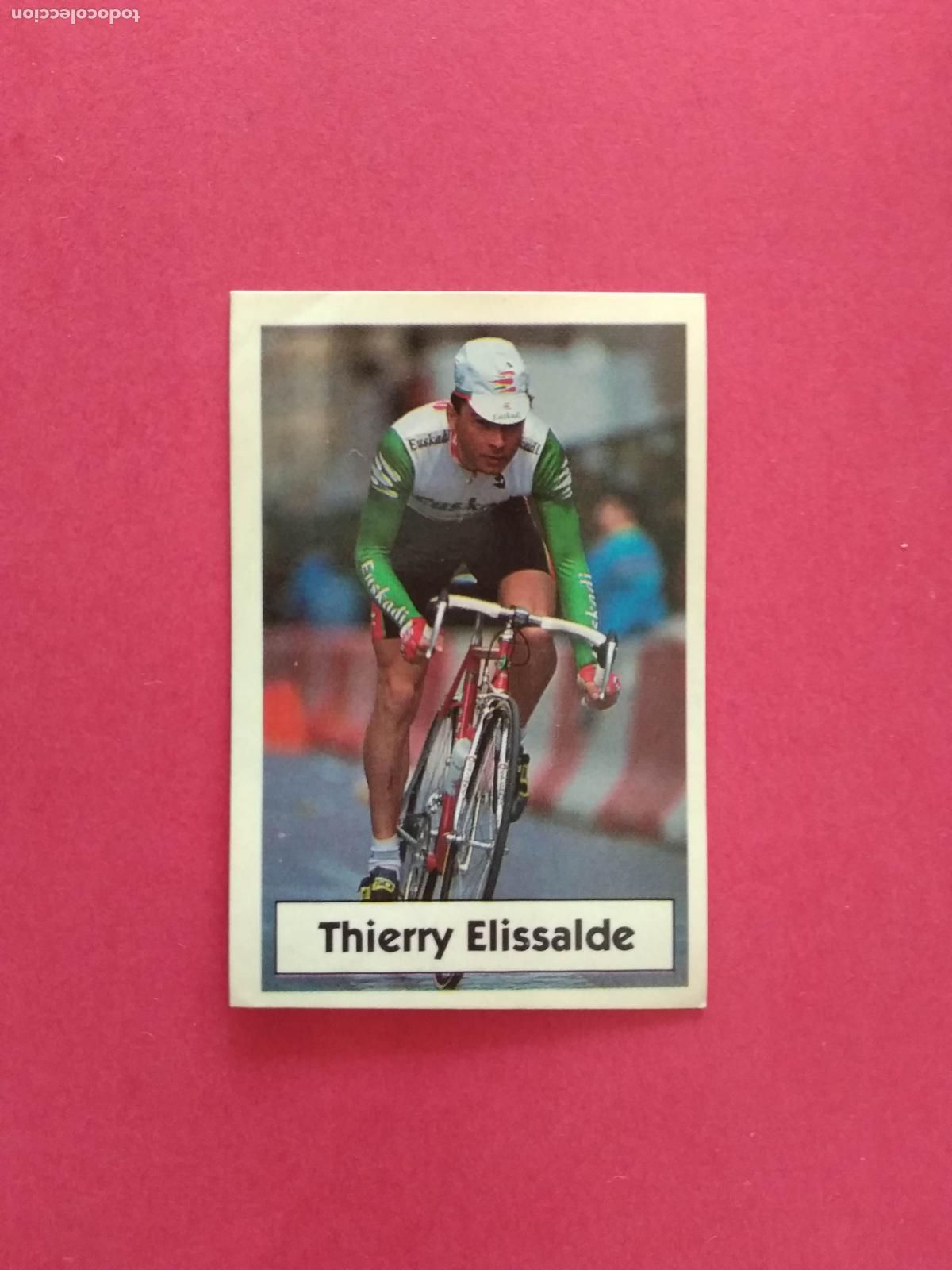 Coleccionismo deportivo: CICLISMO LA VUELTA CICLISTA DE BIMBO 1994 CROMO NUNCA PEGADO N&ordm; 50 THIERRY ELISSALDE