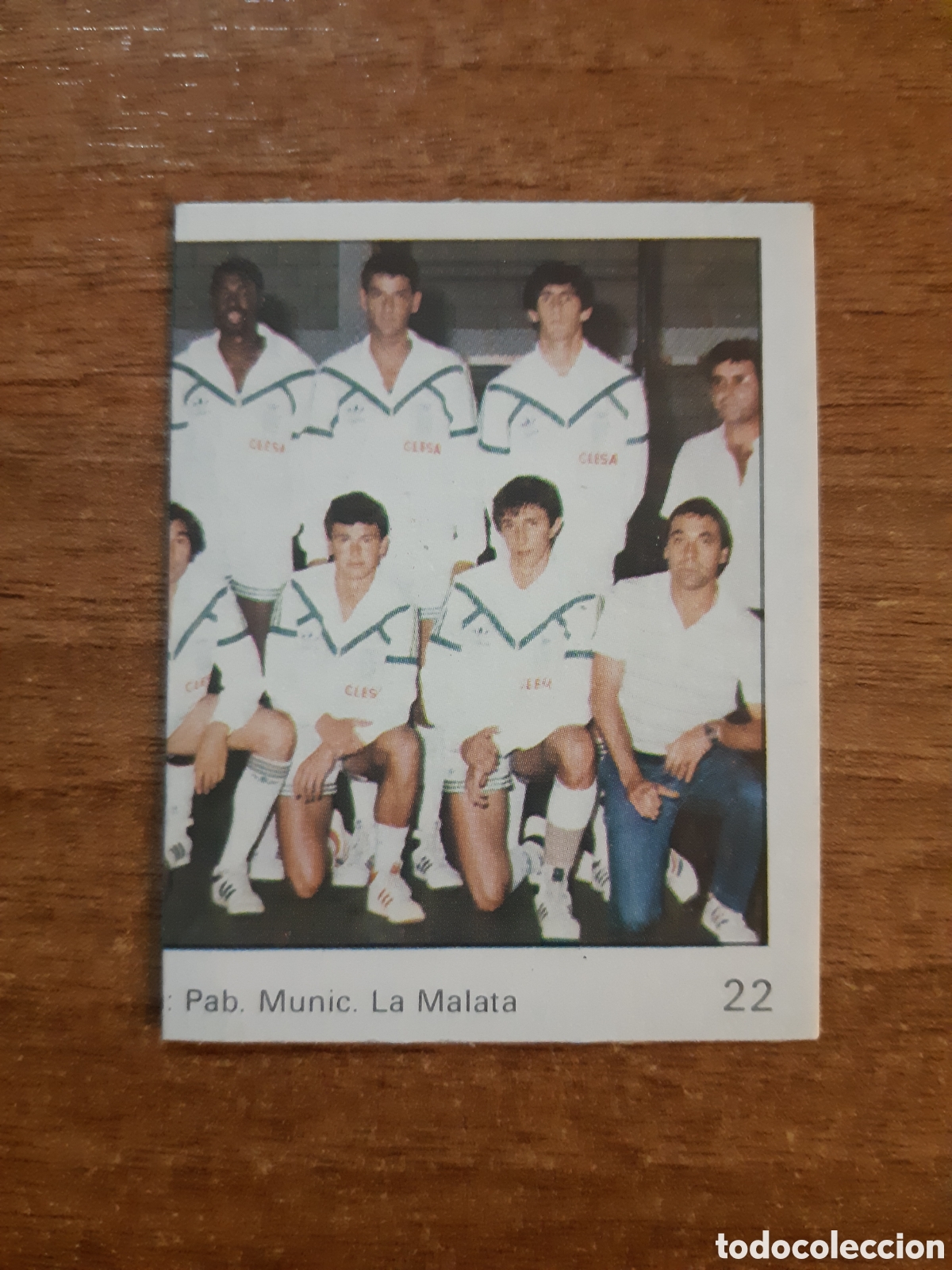 Sports collectibles: N&deg;22 Alineaci&oacute;n Plantilla Clesa Ferrol 2/2 Liga ACB 85-86 Yogur Letona 1985 1986. Nunca pegado