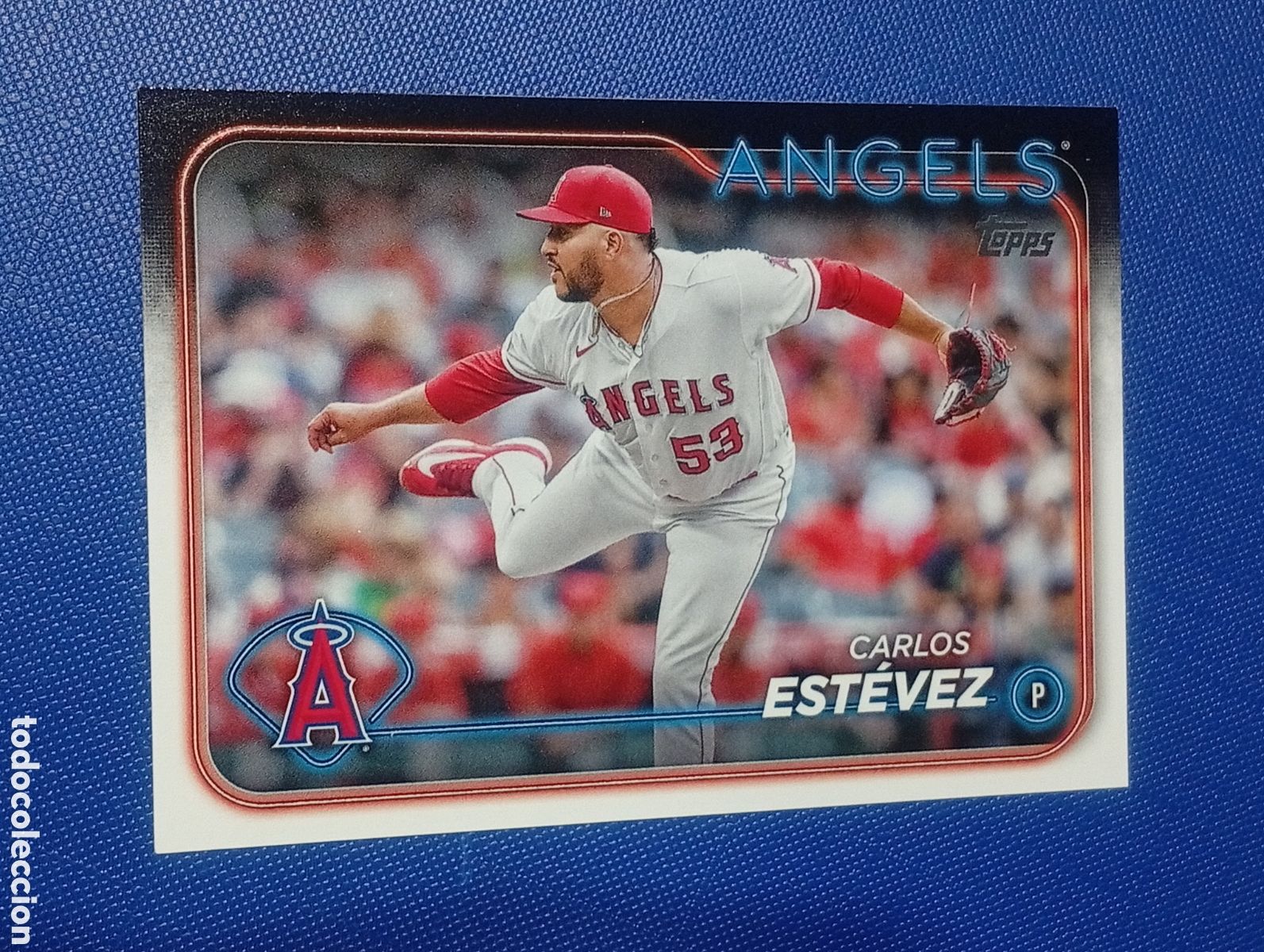 Coleccionismo deportivo: 634 CARLOS ESTEVES &Aacute;NGELS TOPPS 2024 MLB MAJOR LEAGUE BASEBALL BEISBOL CROMOS CARDS PANINI
