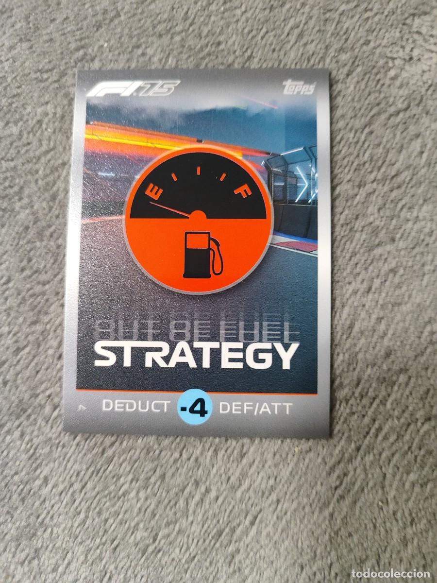 Coleccionismo deportivo: 7 TURBO ATTAX 2025 TOPPS OUT OF FUEL STRATEGY CARD F1 FORMULA 1 25