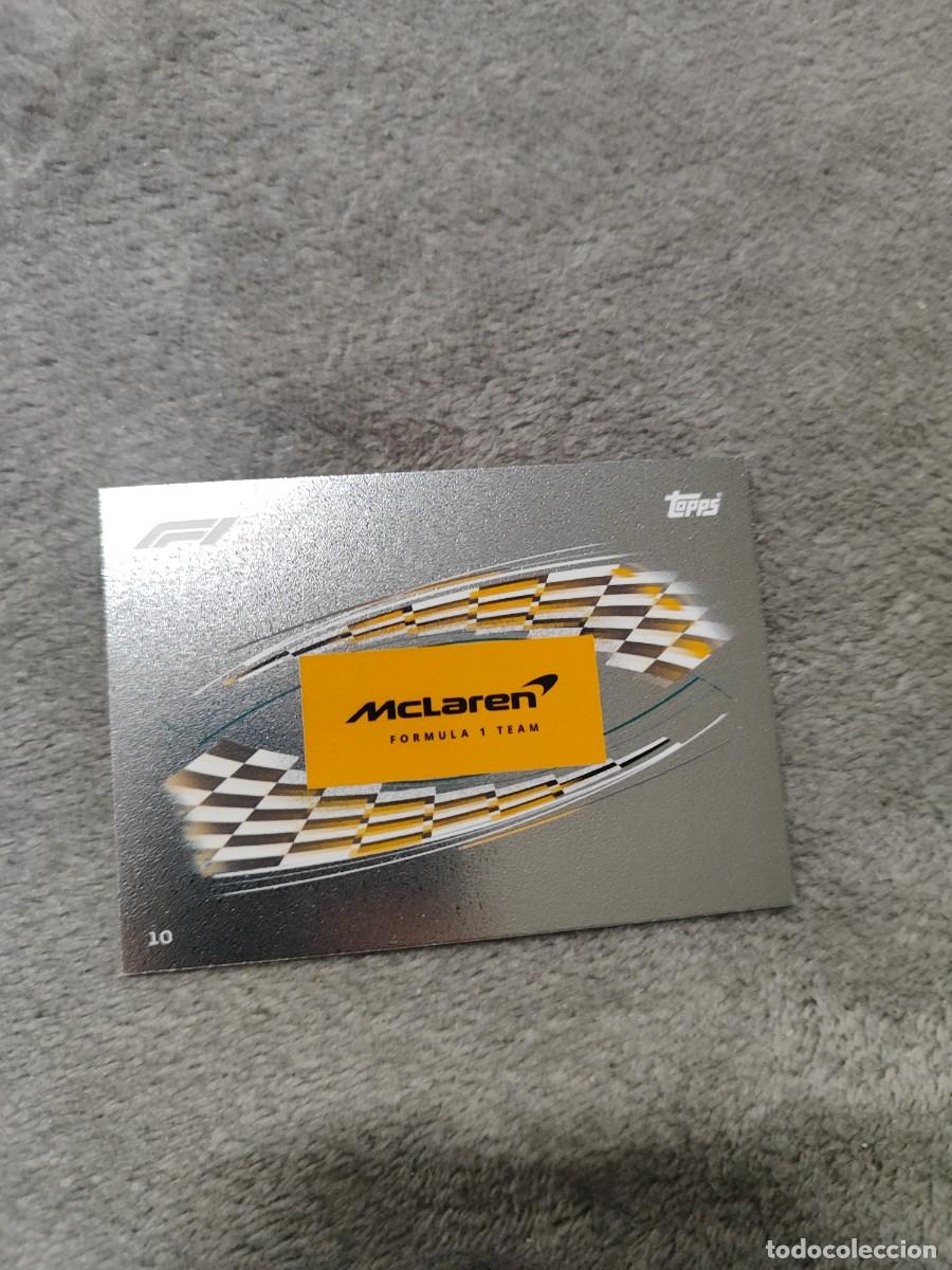 Coleccionismo deportivo: 10 TURBO ATTAX 2025 TOPPS TEAM LOGO MCLAREN F1 TEAM F1 FORMULA 1 25