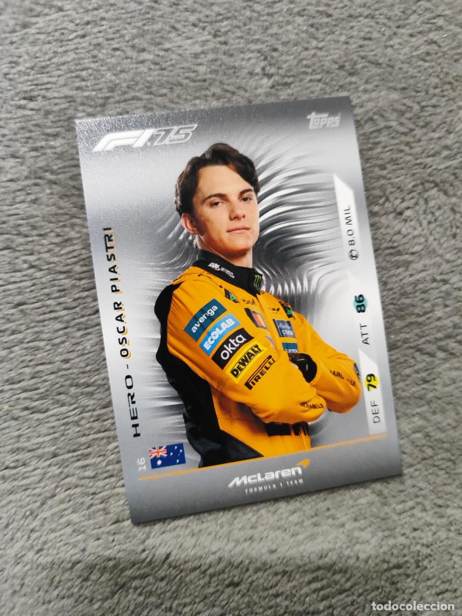 Coleccionismo deportivo: 16 TURBO ATTAX 2025 TOPPS OSCAR PIASTRI MCLAREN F1 TEAM BASE CARD F1 FORMULA 1 25