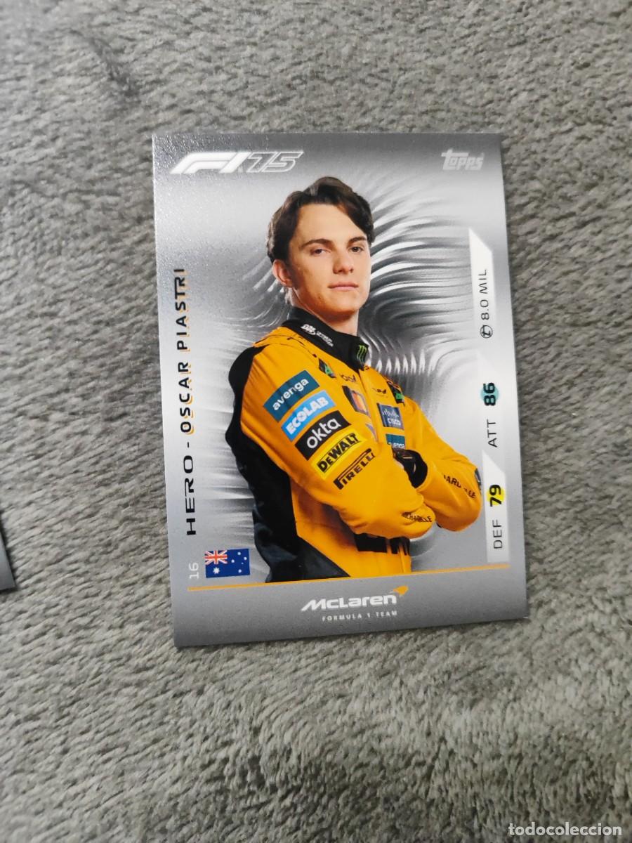 Coleccionismo deportivo: 16 TURBO ATTAX 2025 TOPPS OSCAR PIASTRI MCLAREN F1 TEAM BASE CARD F1 FORMULA 1 25