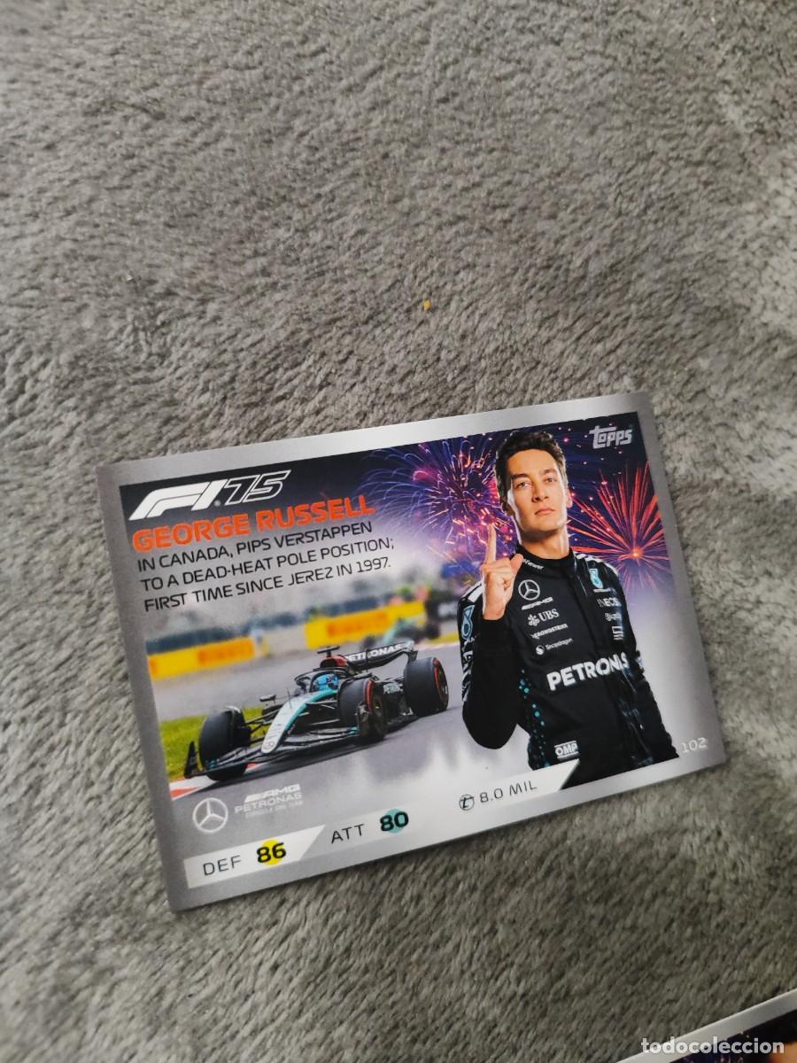 Coleccionismo deportivo: 102 TURBO ATTAX 2025 TOPPS GEORGE RUSSELL EPIC MOMENTS F1 FORMULA 1 25