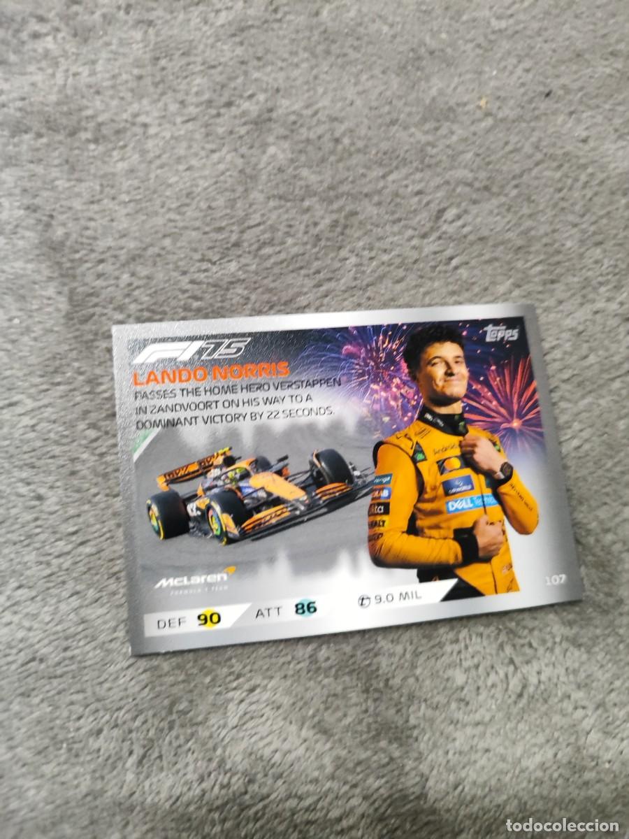 Coleccionismo deportivo: 107 TURBO ATTAX 2025 TOPPS LANDO NORRIS EPIC MOMENTS F1 FORMULA 1 25