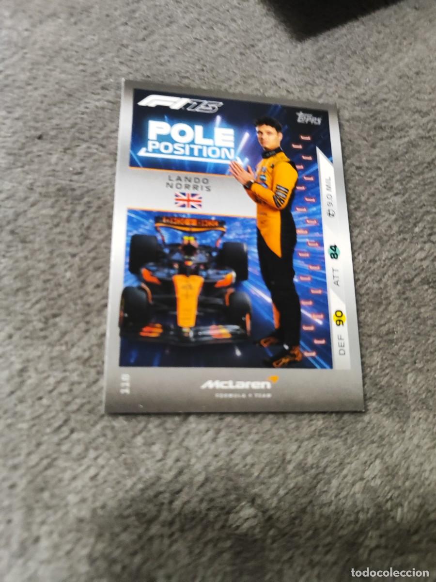 Coleccionismo deportivo: 118 TURBO ATTAX 2025 TOPPS LANDO NORRIS POLE POSITION F1 FORMULA 1 25