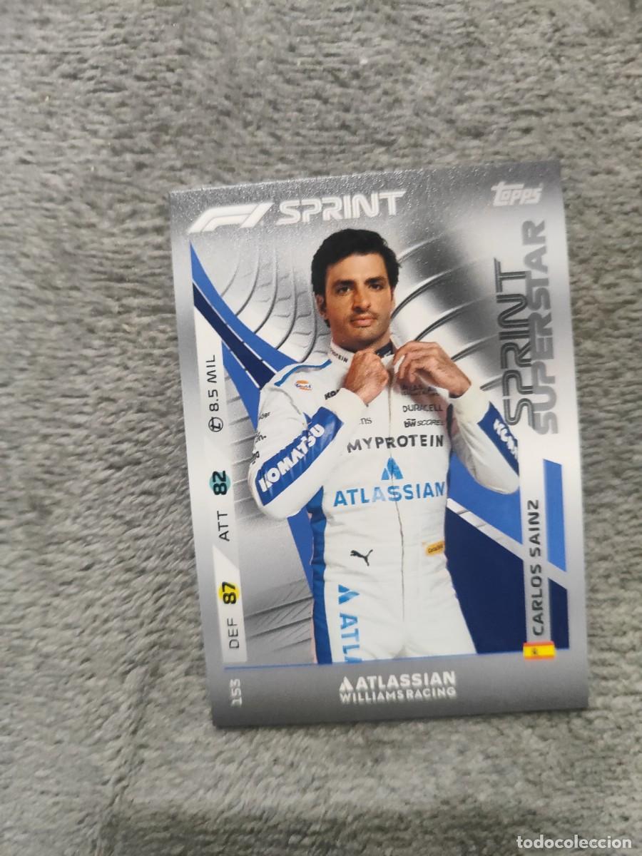 Coleccionismo deportivo: 153 TURBO ATTAX 2025 TOPPS CARLOS SAINZ SPRINT SUPERSTARS BASE CARD F1 FORMULA 1 25