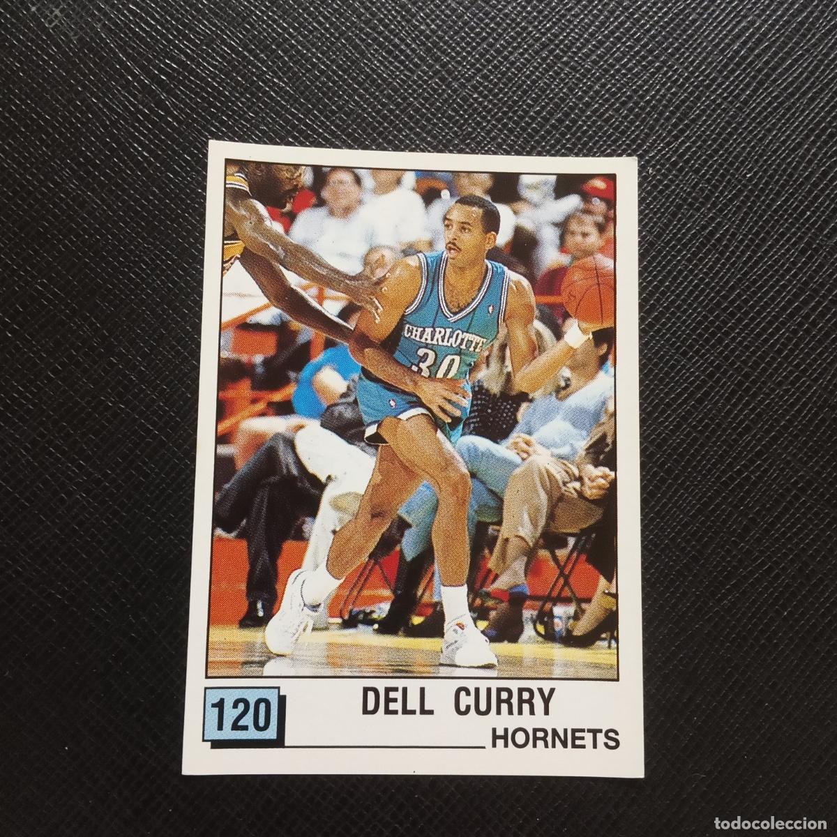 Coleccionismo deportivo: 120 DEL CURRY HORNETS PANINI 1990 BASKET NBA 90 CROMO BALONCESTO - SIN PEGAR - A163 PG56