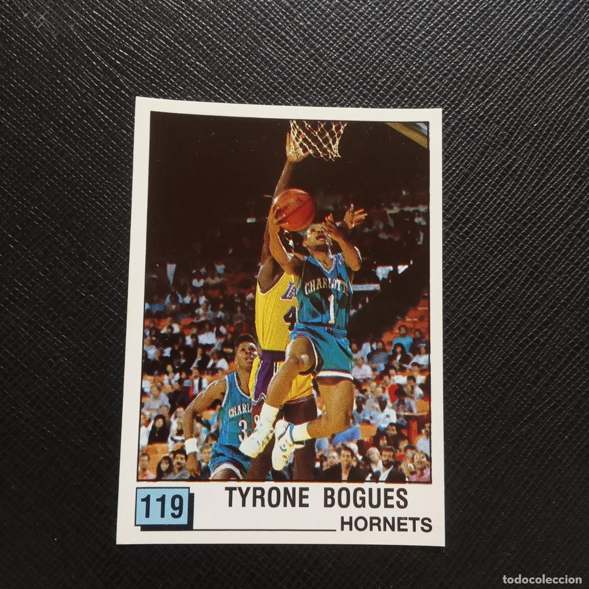 Coleccionismo deportivo: 119 TYRONE BOGUES HORNETS PANINI 1990 BASKET NBA 90 CROMO BALONCESTO - SIN PEGAR - A163 PG56
