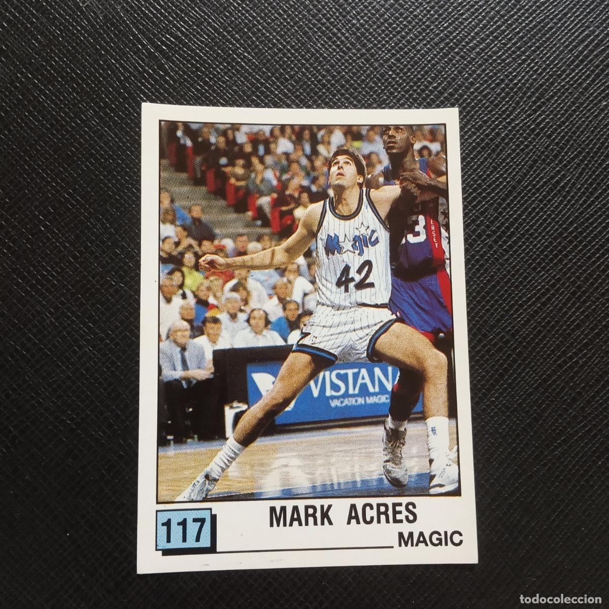 Coleccionismo deportivo: 117 MARK ACRES MAGIC PANINI 1990 BASKET NBA 90 CROMO BALONCESTO - SIN PEGAR - A163 PG56 B