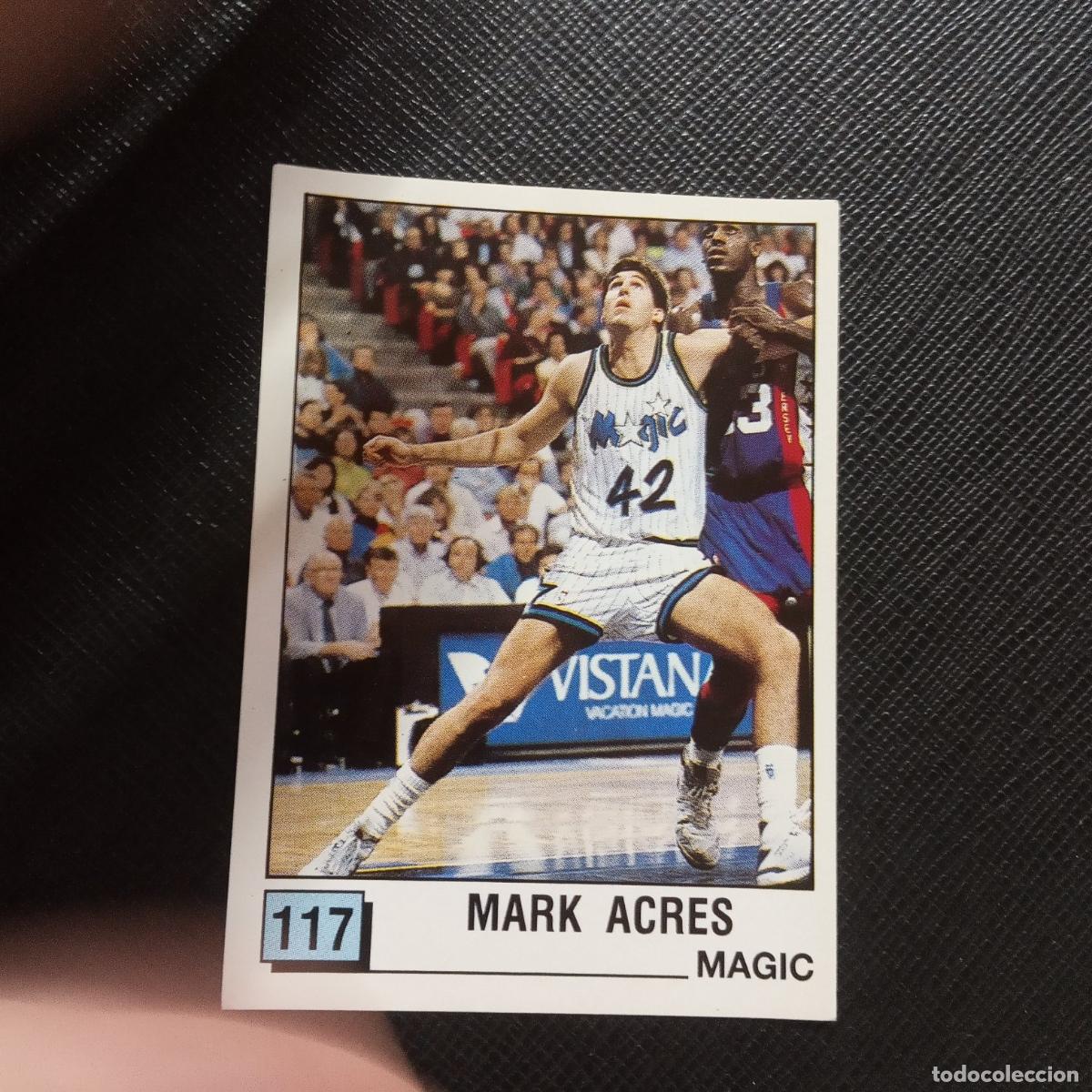 Coleccionismo deportivo: 117 MARK ACRES MAGIC PANINI 1990 BASKET NBA 90 CROMO BALONCESTO - SIN PEGAR - A163 PG57
