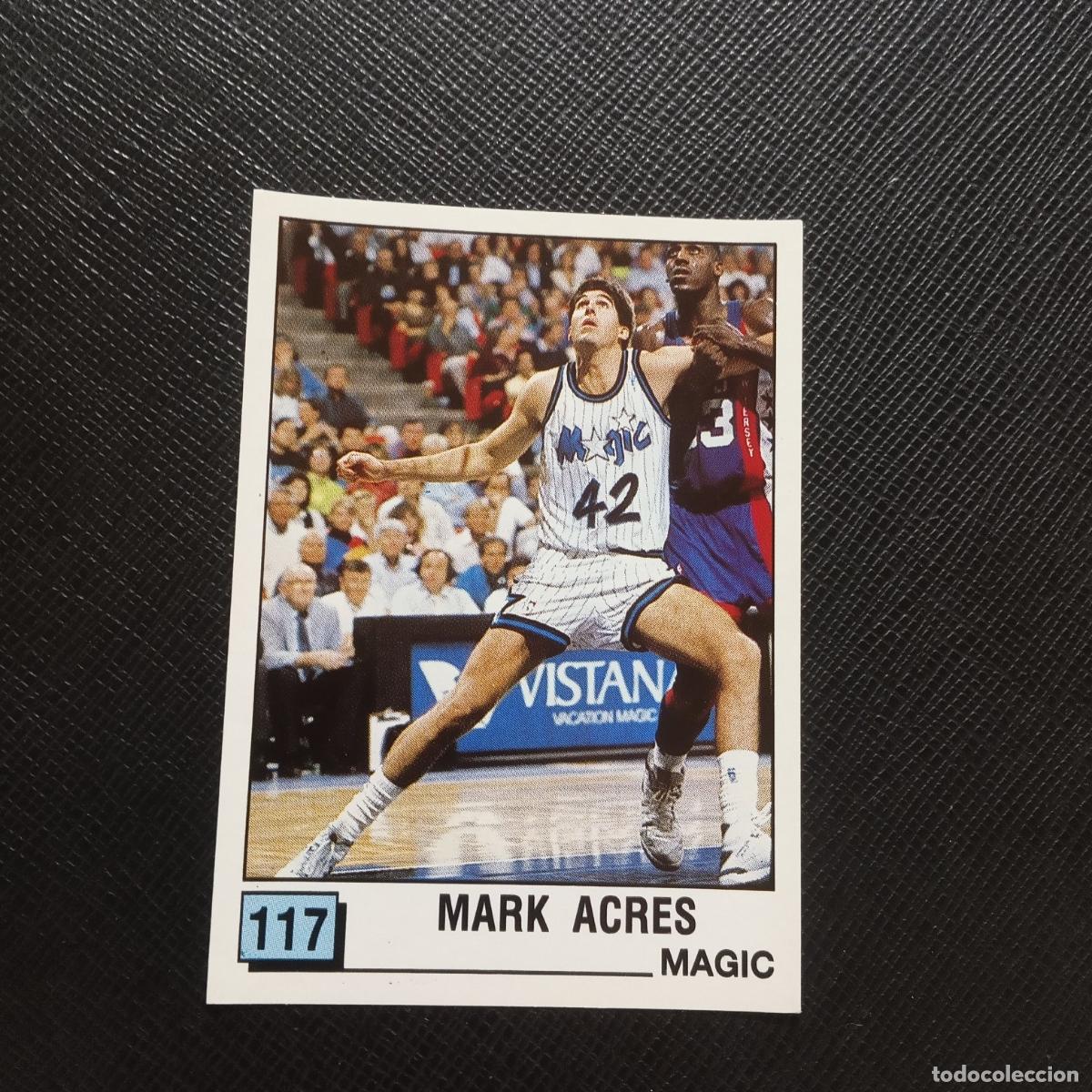 Coleccionismo deportivo: 117 MARK ACRES MAGIC PANINI 1990 BASKET NBA 90 CROMO BALONCESTO - SIN PEGAR - A163 PG57 B