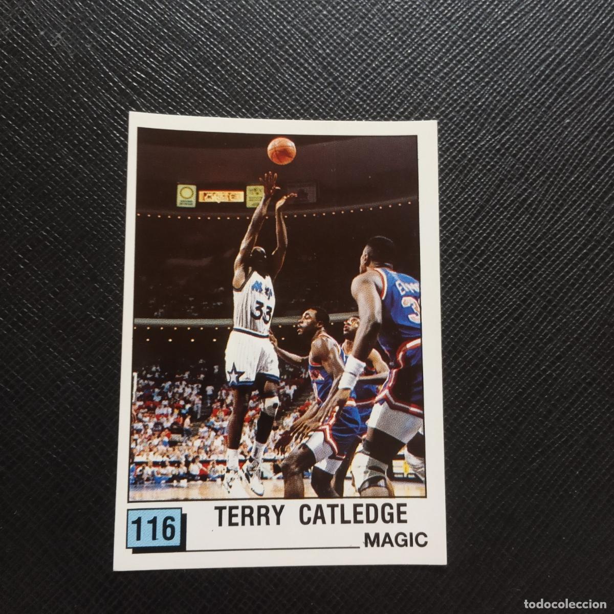 Coleccionismo deportivo: 116 TERRY CATLEDGE MAGIC PANINI 1990 BASKET NBA 90 CROMO BALONCESTO - SIN PEGAR - A163 PG57