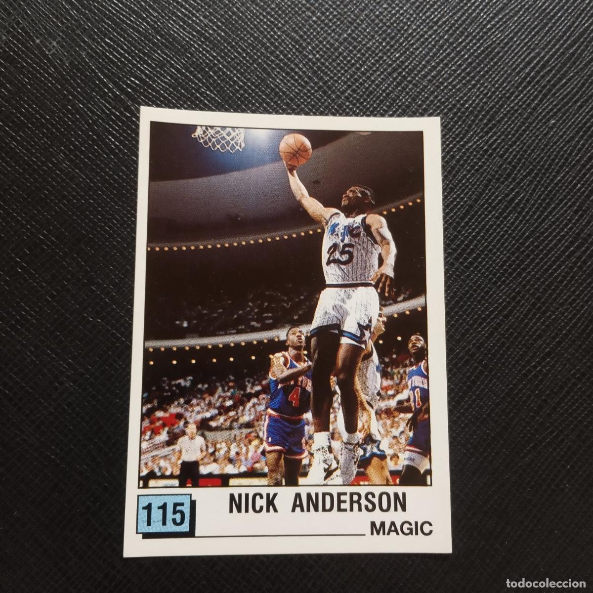 Coleccionismo deportivo: 115 NICK ANDERSON MAGIC PANINI 1990 BASKET NBA 90 CROMO BALONCESTO - SIN PEGAR - A163 PG58
