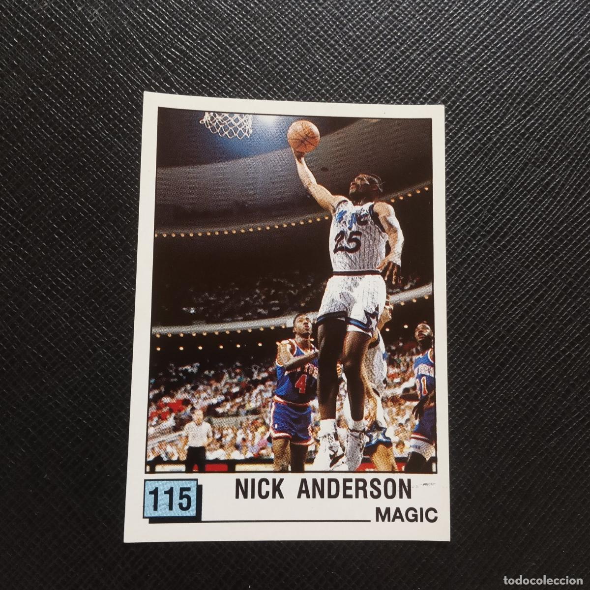 Coleccionismo deportivo: 115 NICK ANDERSON MAGIC PANINI 1990 BASKET NBA 90 CROMO BALONCESTO - SIN PEGAR - A163 PG58 B