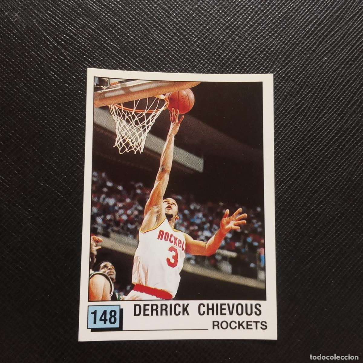 Coleccionismo deportivo: 148 DERRICK CHIEVOUS ROCKETS PANINI 1990 BASKET NBA 90 CROMO BALONCESTO - SIN PEGAR - A163 PG59