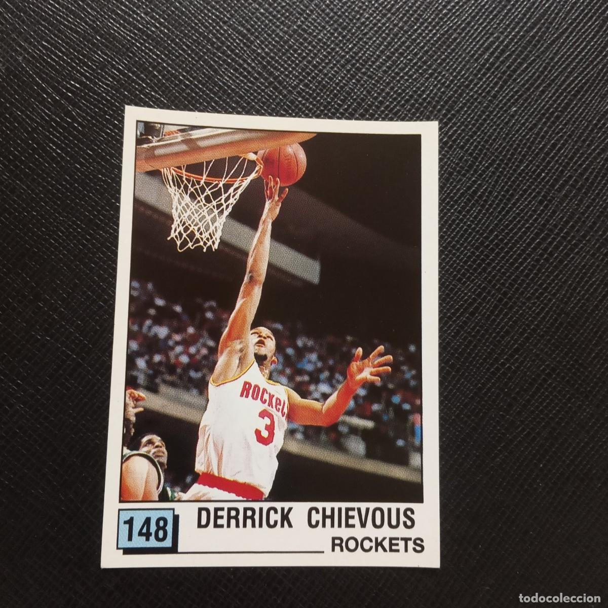 Coleccionismo deportivo: 148 DERRICK CHIEVOUS ROCKETS PANINI 1990 BASKET NBA 90 CROMO BALONCESTO - SIN PEGAR - A163 PG59 B