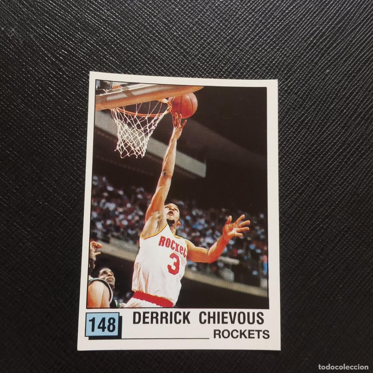 Coleccionismo deportivo: 148 DERRICK CHIEVOUS ROCKETS PANINI 1990 BASKET NBA 90 CROMO BALONCESTO - SIN PEGAR - A163 PG60