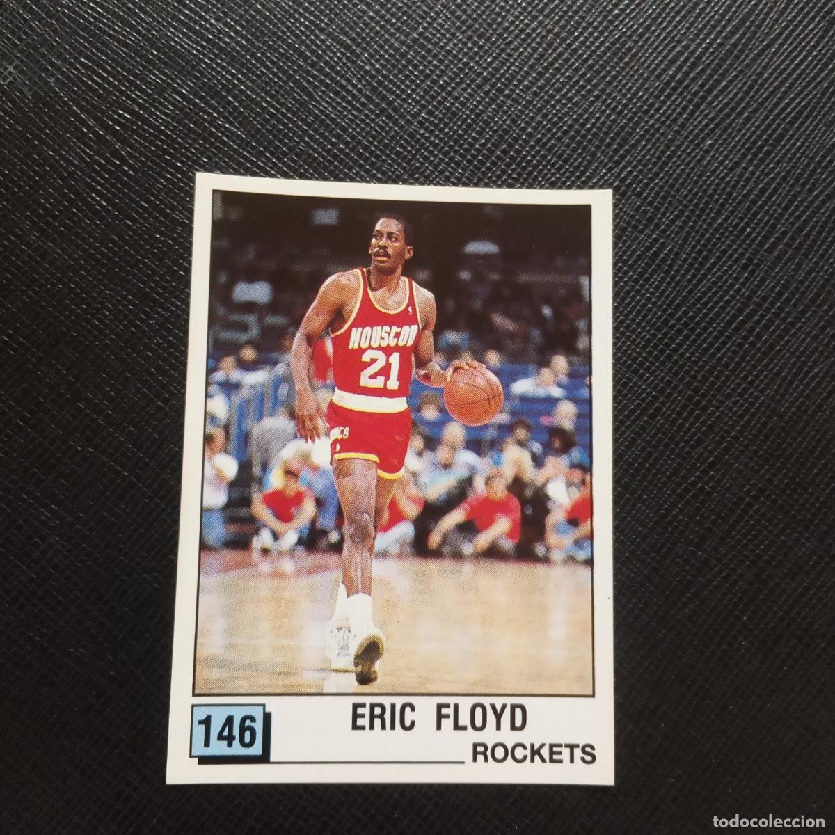 Coleccionismo deportivo: 146 ERIC FLOYD ROCKETS PANINI 1990 BASKET NBA 90 CROMO BALONCESTO - SIN PEGAR - A163 PG59