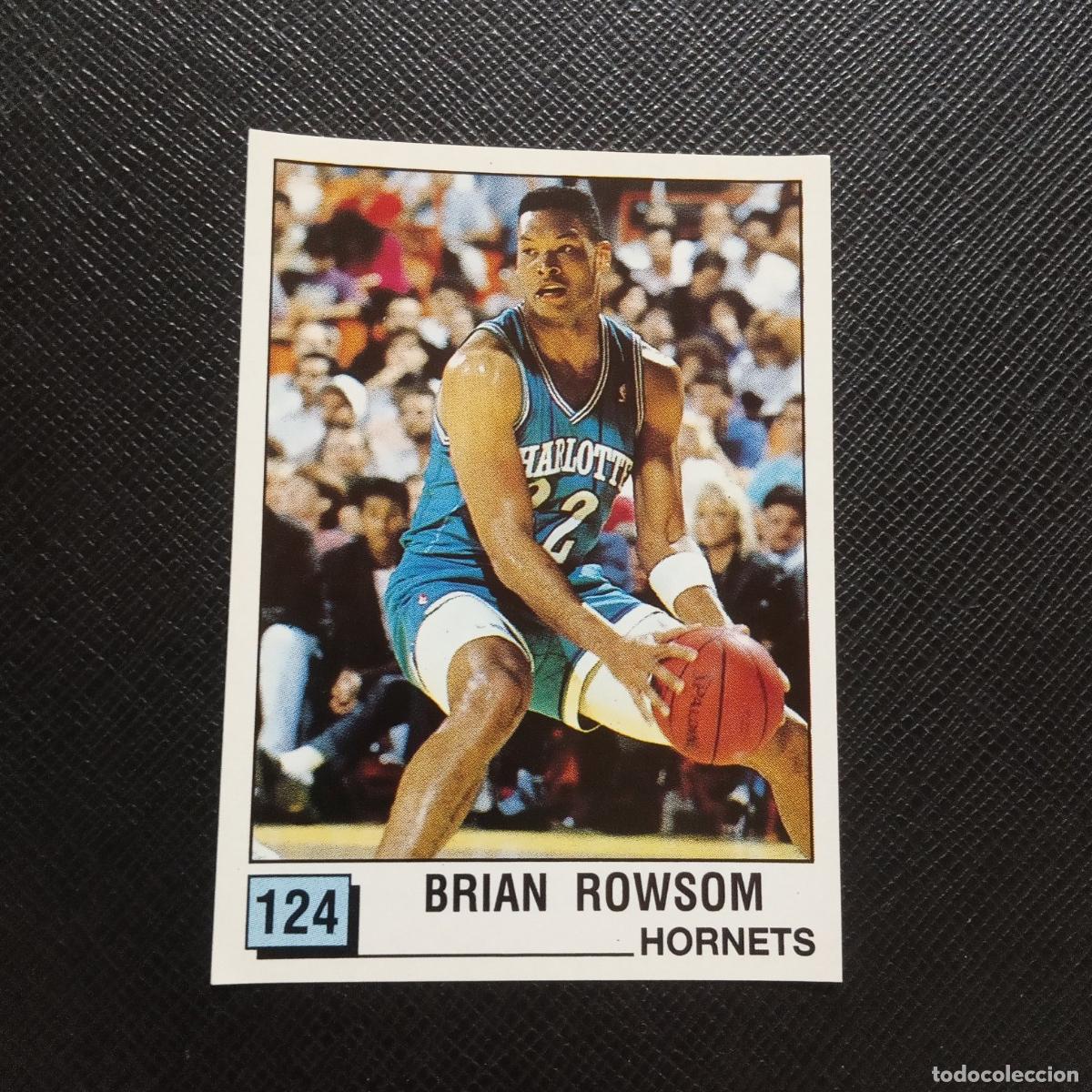 Coleccionismo deportivo: 124 BRAIN ROWSON HORNETS PANINI 1990 BASKET NBA 90 CROMO BALONCESTO - SIN PEGAR - A163 PG59