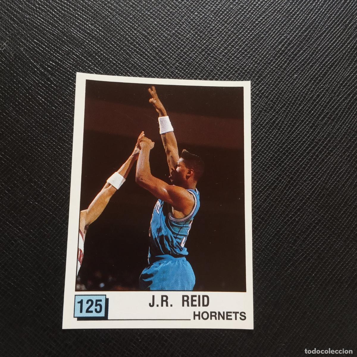 Coleccionismo deportivo: 125 J.R, REID HORNETS PANINI 1990 BASKET NBA 90 CROMO BALONCESTO - SIN PEGAR - A163 PG59