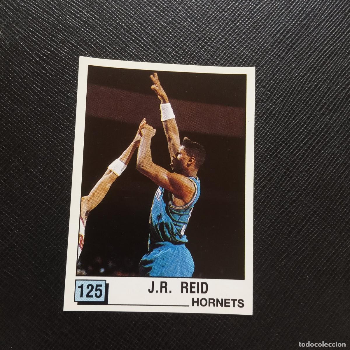 Coleccionismo deportivo: 125 J.R, REID HORNETS PANINI 1990 BASKET NBA 90 CROMO BALONCESTO - SIN PEGAR - A163 PG59 B