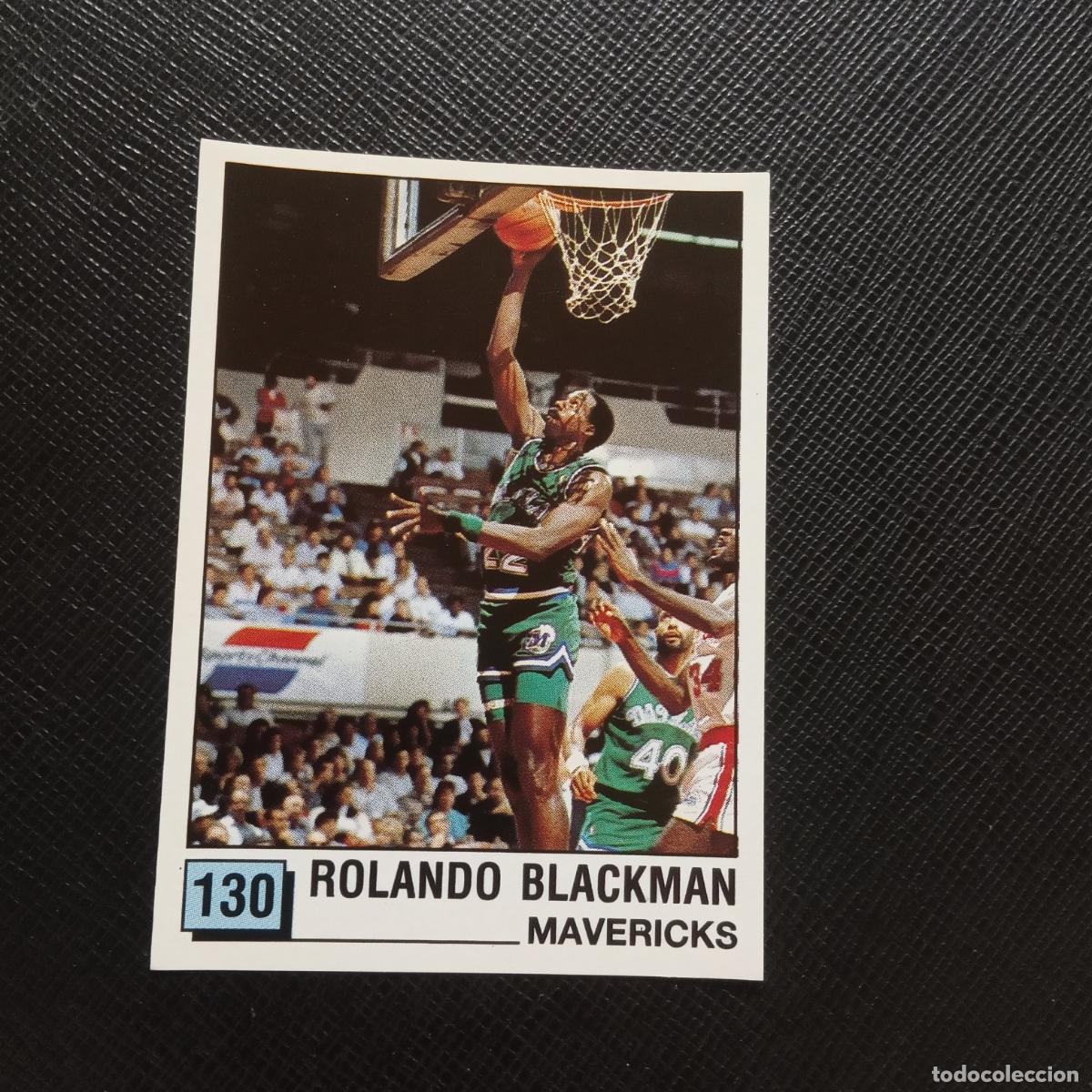 Coleccionismo deportivo: 130 ROLANDO BLACKMAN MAVERICKS PANINI 1990 BASKET NBA 90 CROMO BALONCESTO - SIN PEGAR - A163 PG60