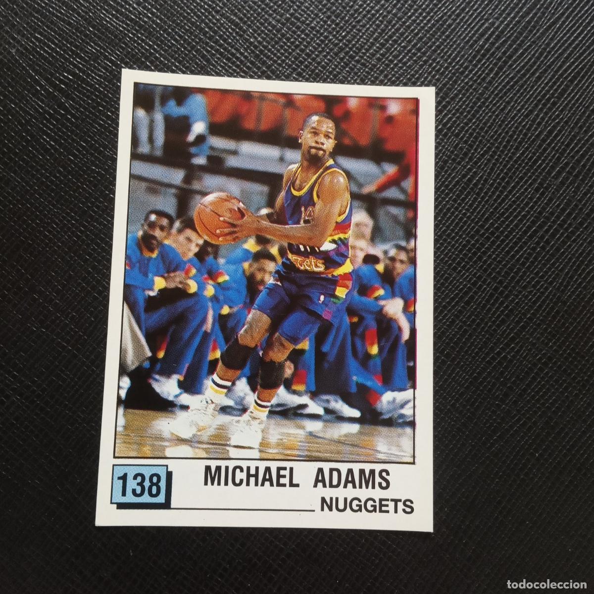 Coleccionismo deportivo: 138 MICHAEL ADAMS NUGGETS PANINI 1990 BASKET NBA 90 CROMO BALONCESTO - SIN PEGAR - A163 PG60