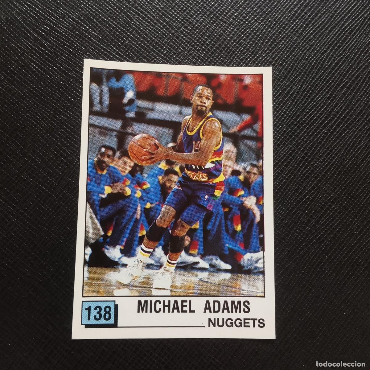 Coleccionismo deportivo: 138 MICHAEL ADAMS NUGGETS PANINI 1990 BASKET NBA 90 CROMO BALONCESTO - SIN PEGAR - A163 PG61