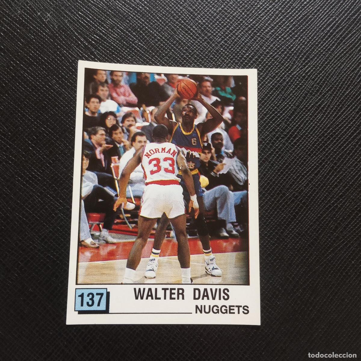 Coleccionismo deportivo: 137 WALTER DAVIS NUGGETS PANINI 1990 BASKET NBA 90 CROMO BALONCESTO - SIN PEGAR - A163 PG60 B