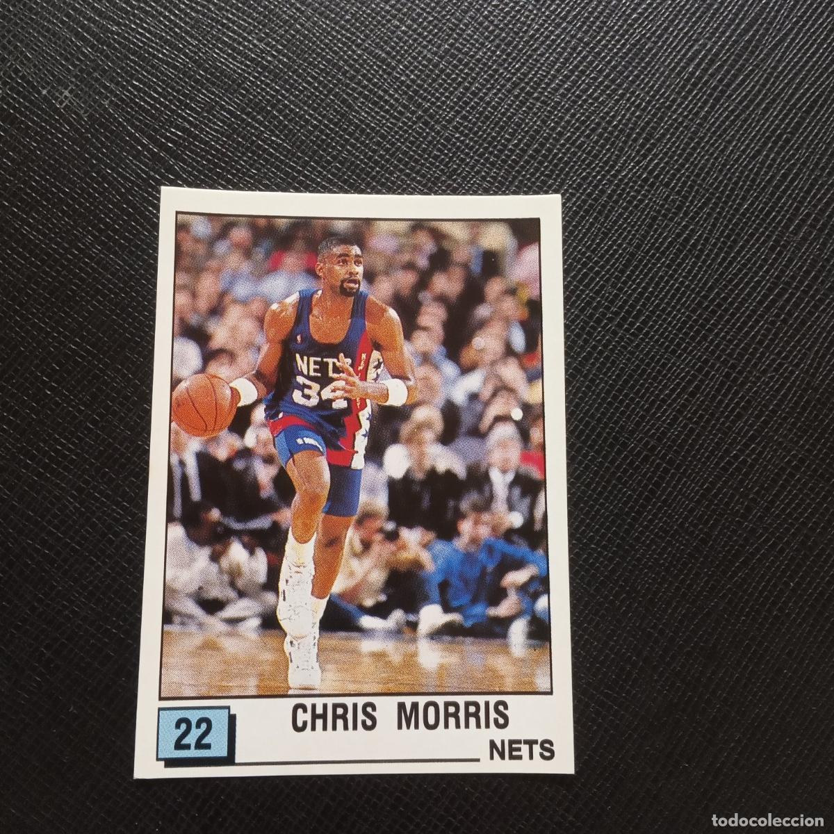 Coleccionismo deportivo: 22 CHRIS MORRIS NETS PANINI 1990 BASKET NBA 90 CROMO BALONCESTO - SIN PEGAR - A163 PG62 B