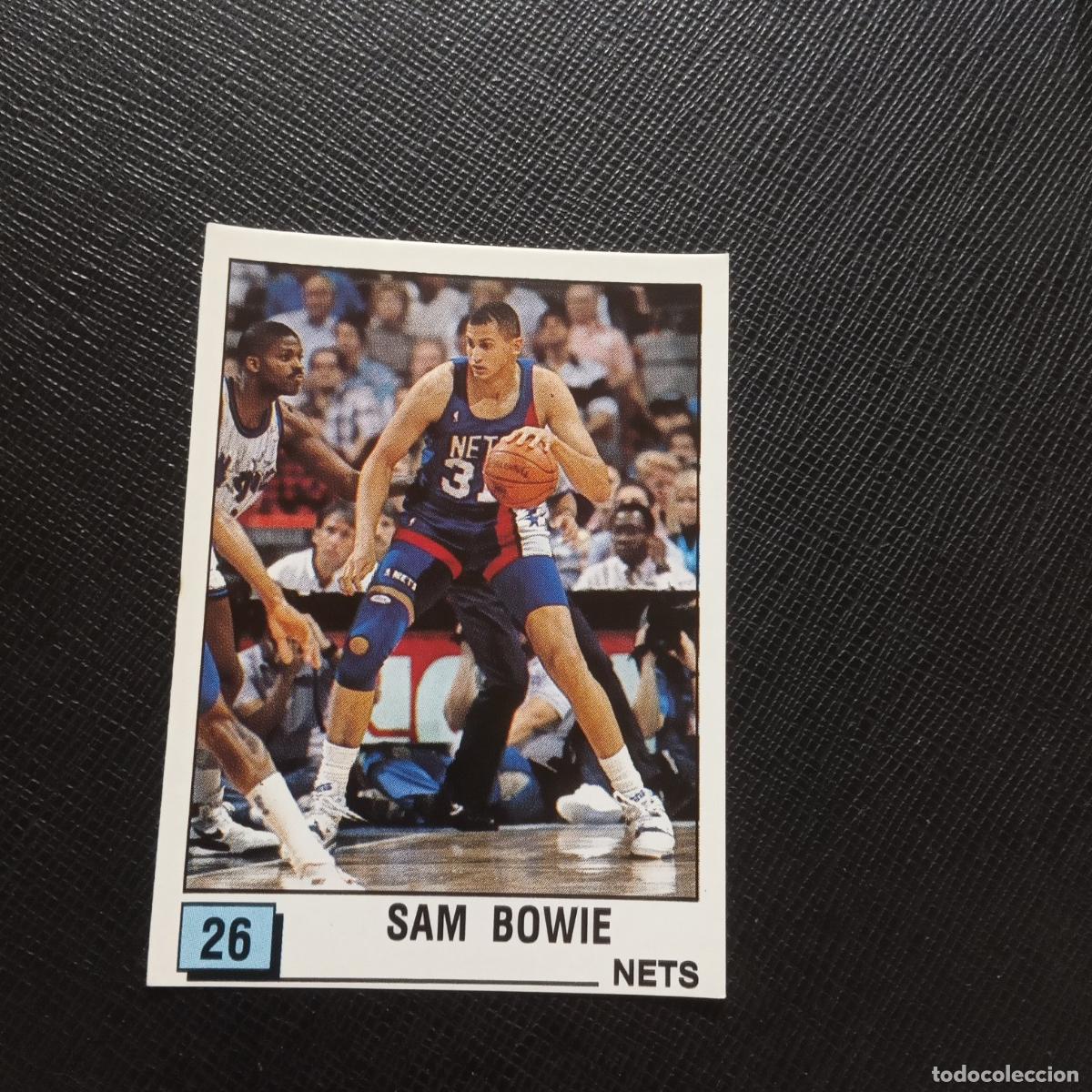 Coleccionismo deportivo: 26 SAM BOWIE NETS PANINI 1990 BASKET NBA 90 CROMO BALONCESTO - SIN PEGAR - A163 PG63