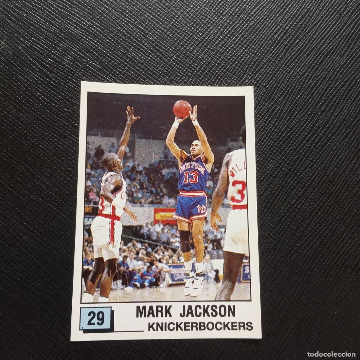 Coleccionismo deportivo: 29 MARK JACKSON KNICKERBOCKERS PANINI 1990 BASKET NBA 90 CROMO BALONCESTO - SIN PEGAR - A163 PG64