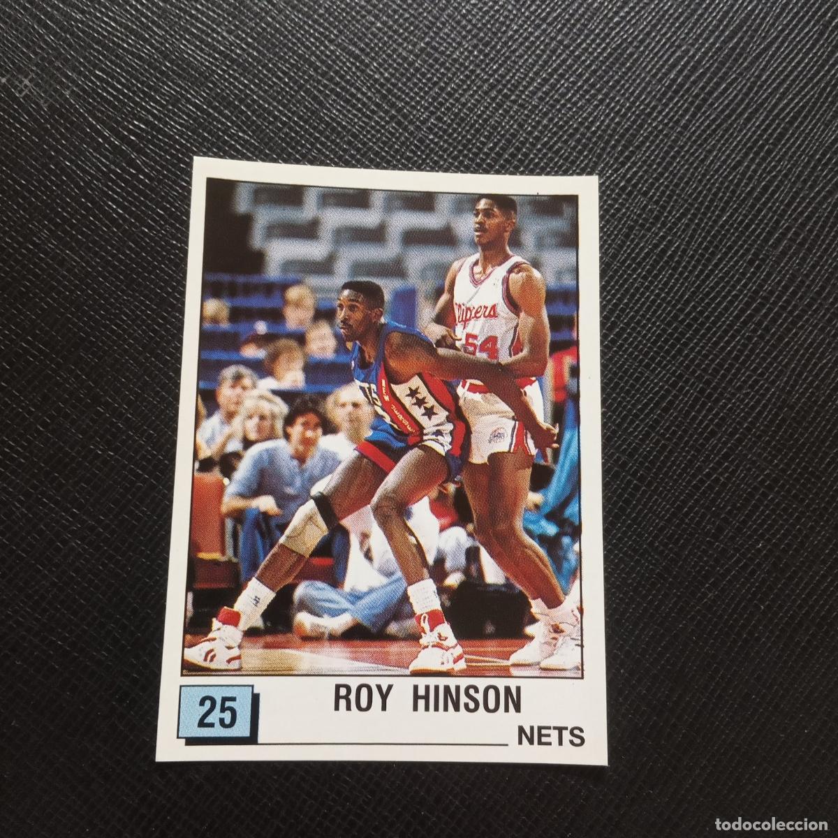 Coleccionismo deportivo: 25 ROY HINSON NETS PANINI 1990 BASKET NBA 90 CROMO BALONCESTO - SIN PEGAR - A163 PG63