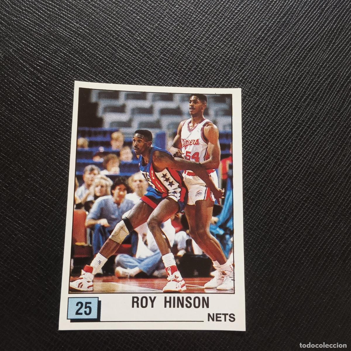 Coleccionismo deportivo: 25 ROY HINSON NETS PANINI 1990 BASKET NBA 90 CROMO BALONCESTO - SIN PEGAR - A163 PG63 B
