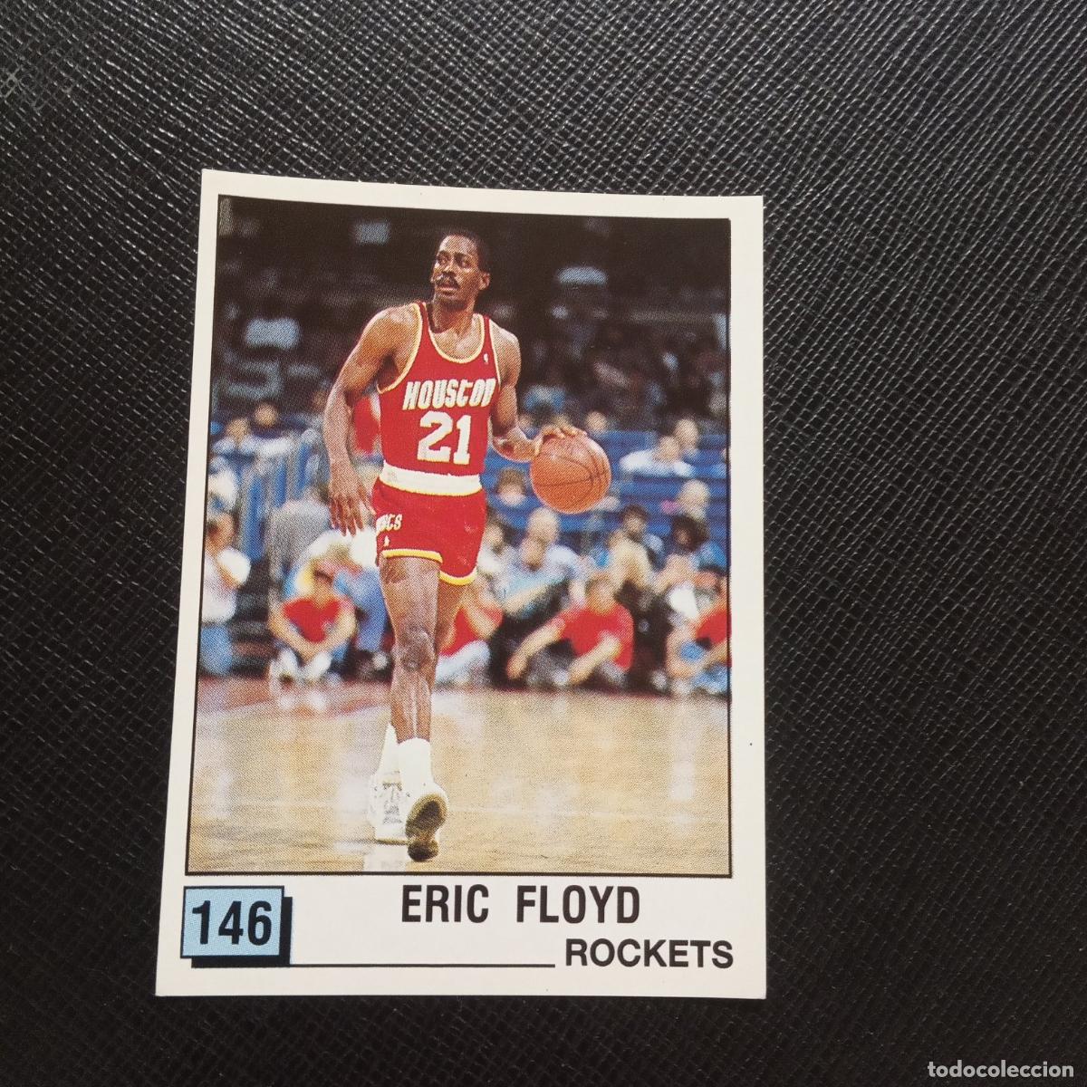 Coleccionismo deportivo: 146 ERIC FLOYD ROCKETS PANINI 1990 BASKET NBA 90 CROMO BALONCESTO - SIN PEGAR - A163 PG63