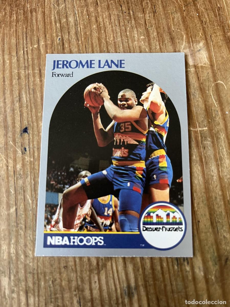 Coleccionismo deportivo: CROMO CARD BALONCESTO NBA HOOPS 90 1990 DENVER NUGGETS # 96 JEROME LANE