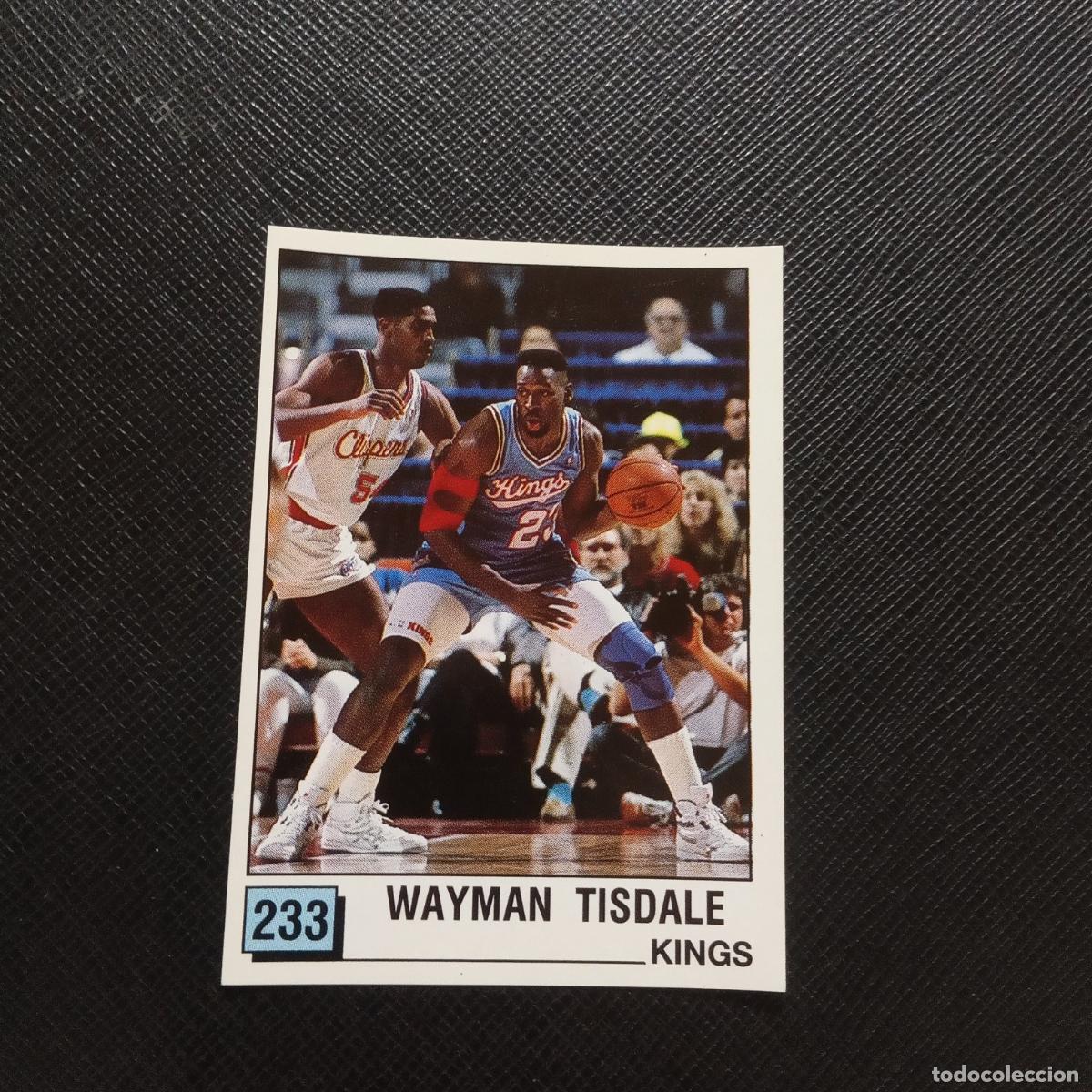 Coleccionismo deportivo: 233 WAYMAN TISDALE KINGS PANINI 1990 BASKET NBA 90 CROMO BALONCESTO - SIN PEGAR - A163 PG70