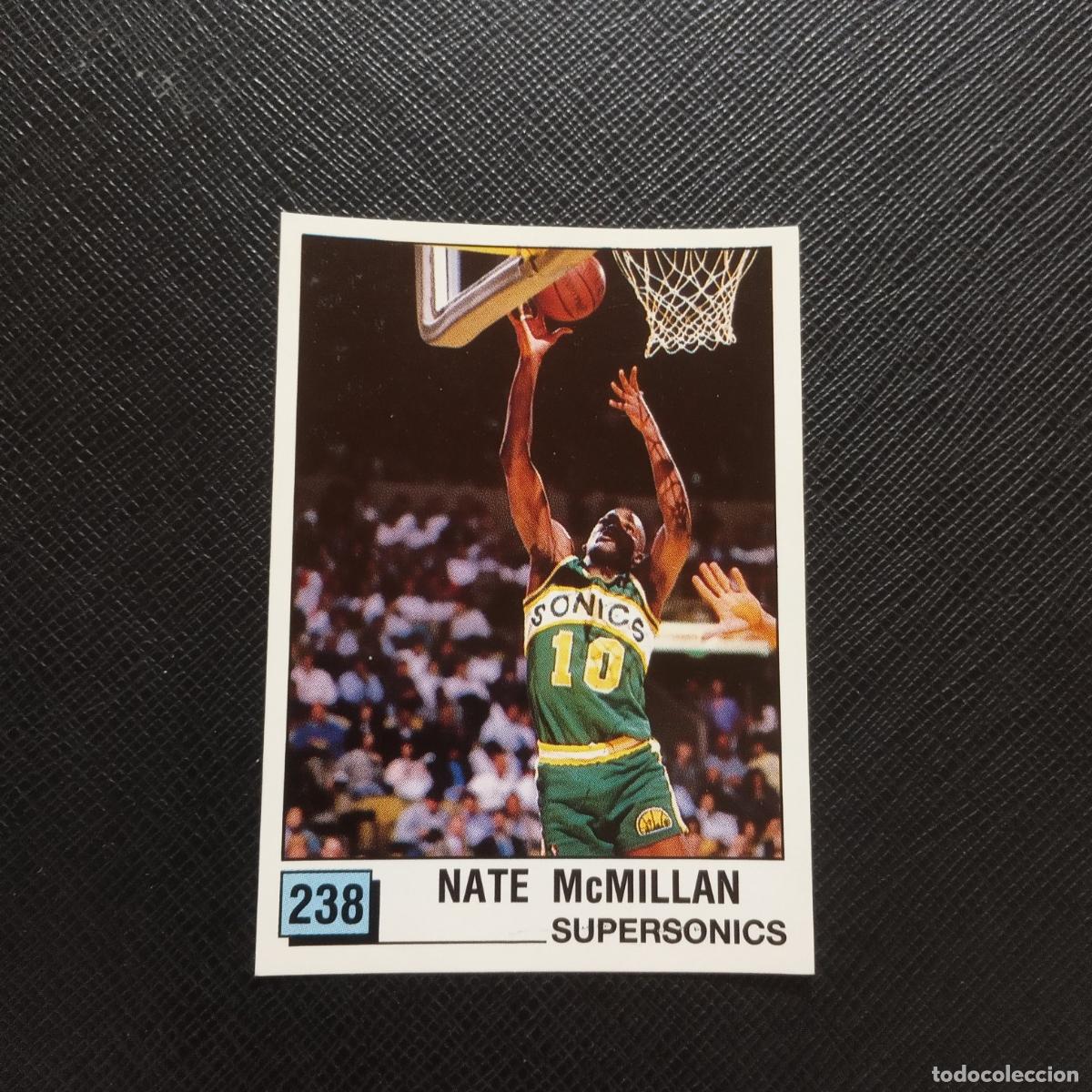 Coleccionismo deportivo: 238 NATE McMILLAN SUPERSONICS PANINI 1990 BASKET NBA 90 CROMO BALONCESTO - SIN PEGAR - A163 PG70