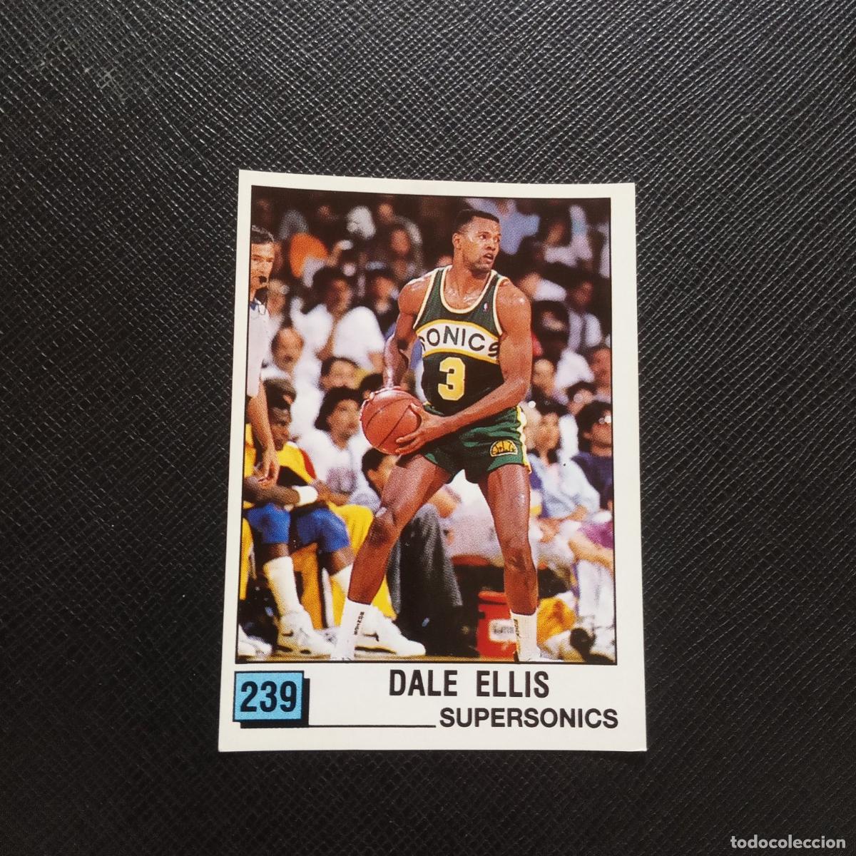 Coleccionismo deportivo: 239 DALE ELLIS SUPERSONICS PANINI 1990 BASKET NBA 90 CROMO BALONCESTO - SIN PEGAR - A163 PG70