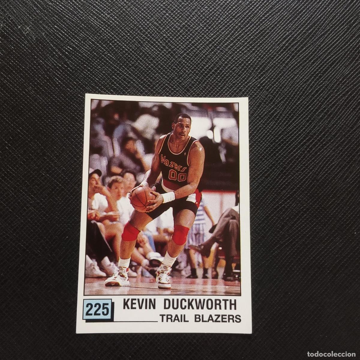 Coleccionismo deportivo: 225 KEVIN DUCKWORTH TRAIL BLAZERS PANINI 1990 BASKET NBA 90 CROMO BALONCESTO - SIN PEGAR - A163 PG71