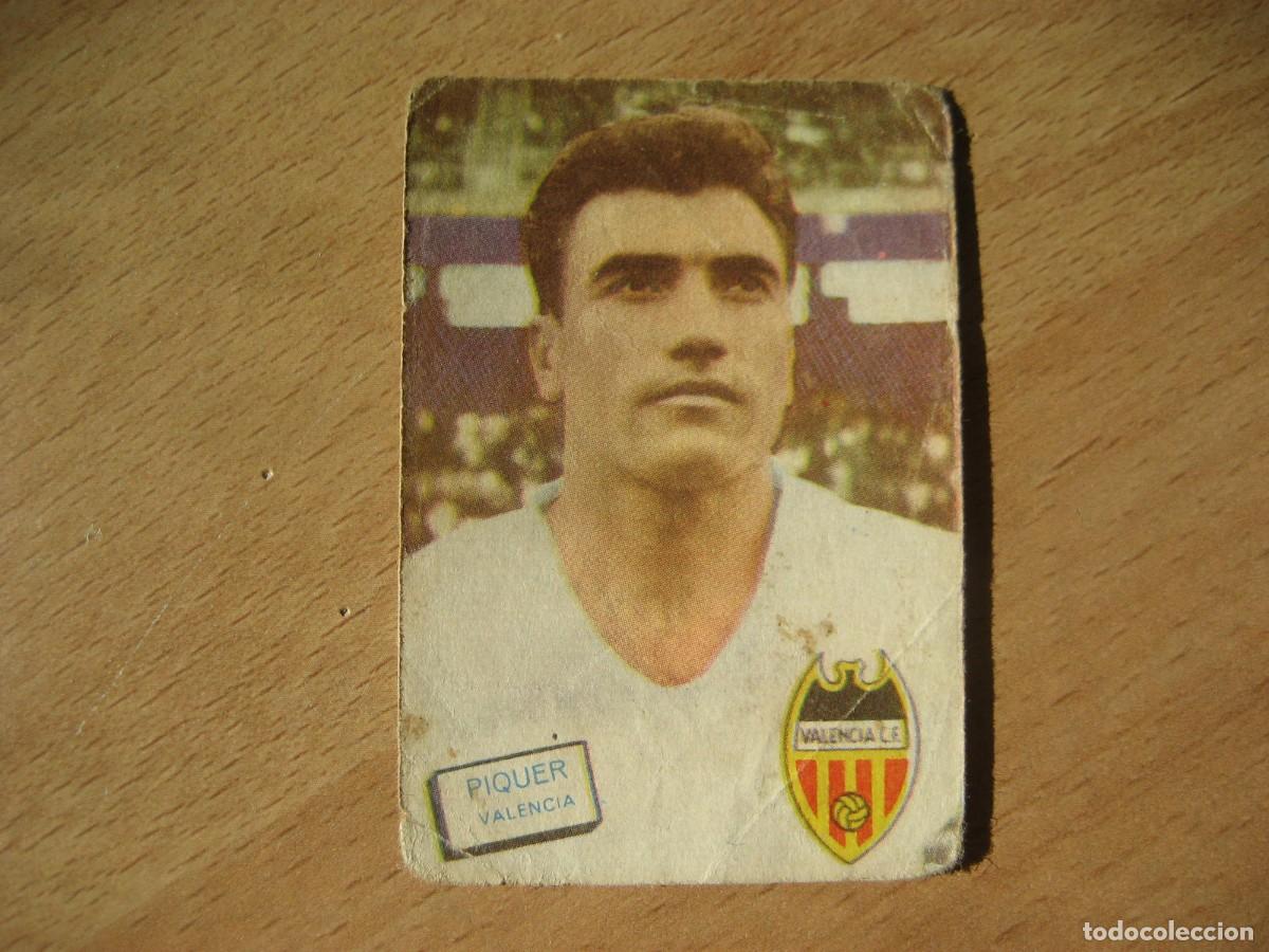 Collezionismo sportivo: CROMO F&Uacute;TBOL: PIQUER - VALENCIA C.F. - CAMPEONATO DE LIGA 1961/62 - FHER - DISGRA