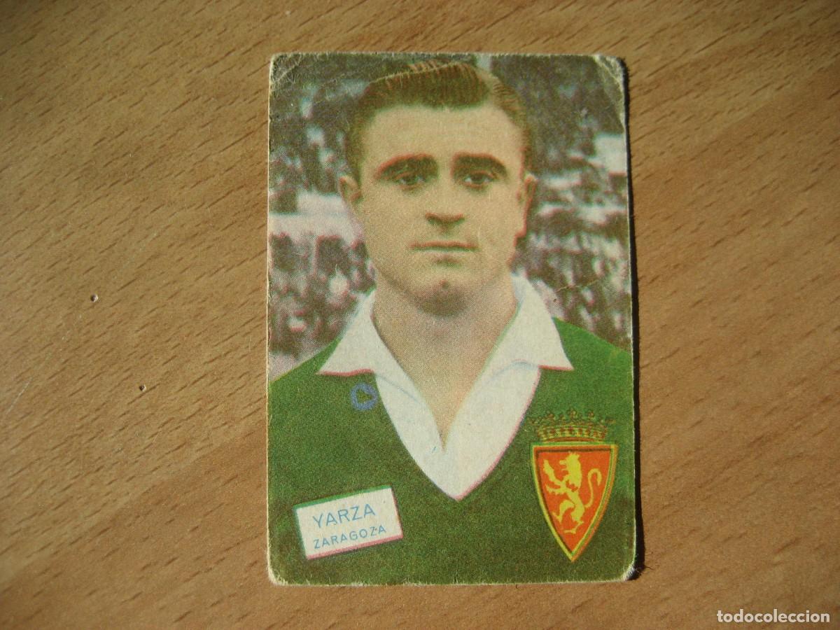 Coleccionismo deportivo: CROMO F&Uacute;TBOL: YARZA - REAL ZARAGOZA - CAMPEONATO DE LIGA 1961/62 - FHER - DISGRA