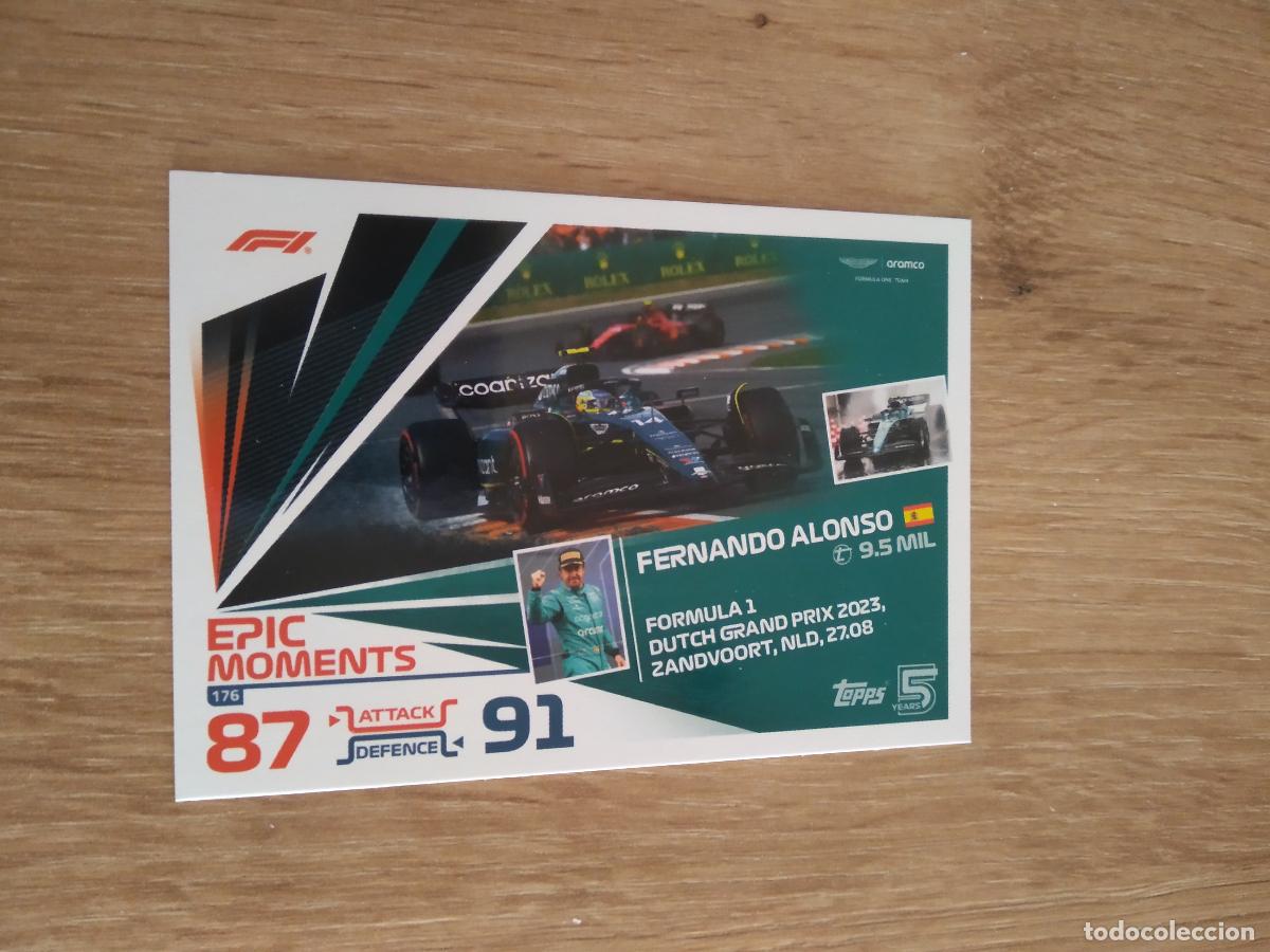 Coleccionismo deportivo: 176 FERNANDO ALONSO CROMO F1 Topps Formula 1 Turbo Attax 2024
